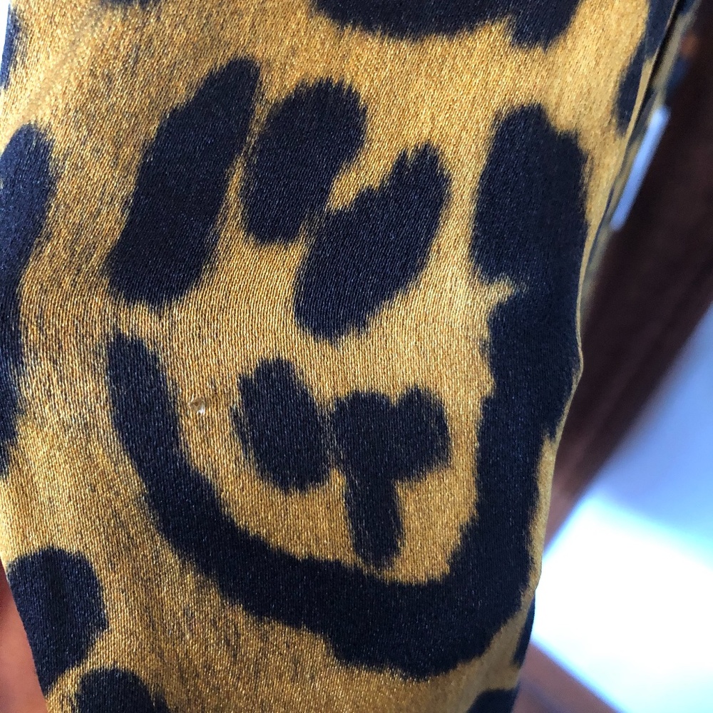 ❌SOLD❌Adam lippes leopard print midi dress - Picture 8 of 11